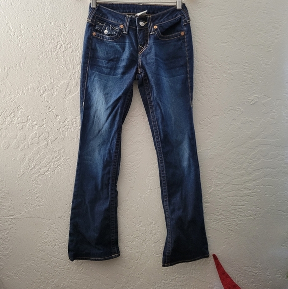 True Religion Boot Cut Jeans Size 26 - Picture 1 of 8